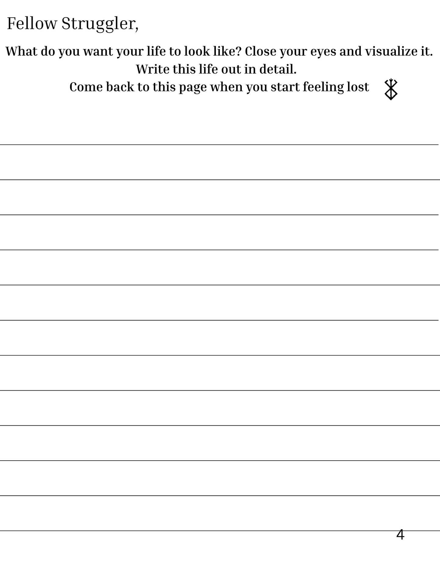 Custom Stuggler Journal