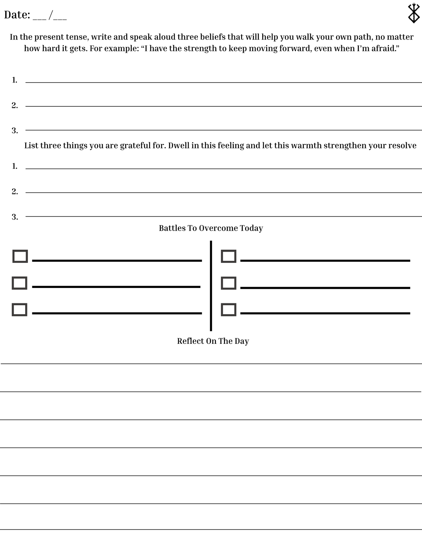 Custom Stuggler Journal